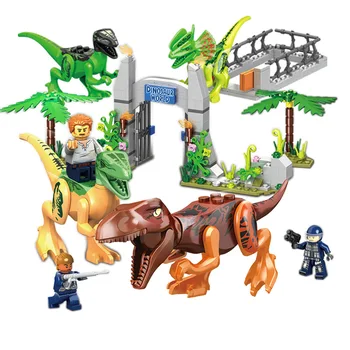

Jurassic World 2 Dinosaurs Building Blocks Tyrannosaurus Breakout Bricks Toys Figures Gifts Compatible With Legoinglys Dinosaur