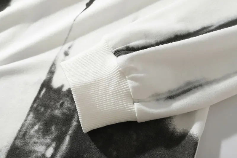 GONTHWID креативный пуловер с принтом букв и галстуком-красителем толстовки уличная хип-хоп Повседневная мода топы хипстерская одежда по аниме Harajuku толстовки