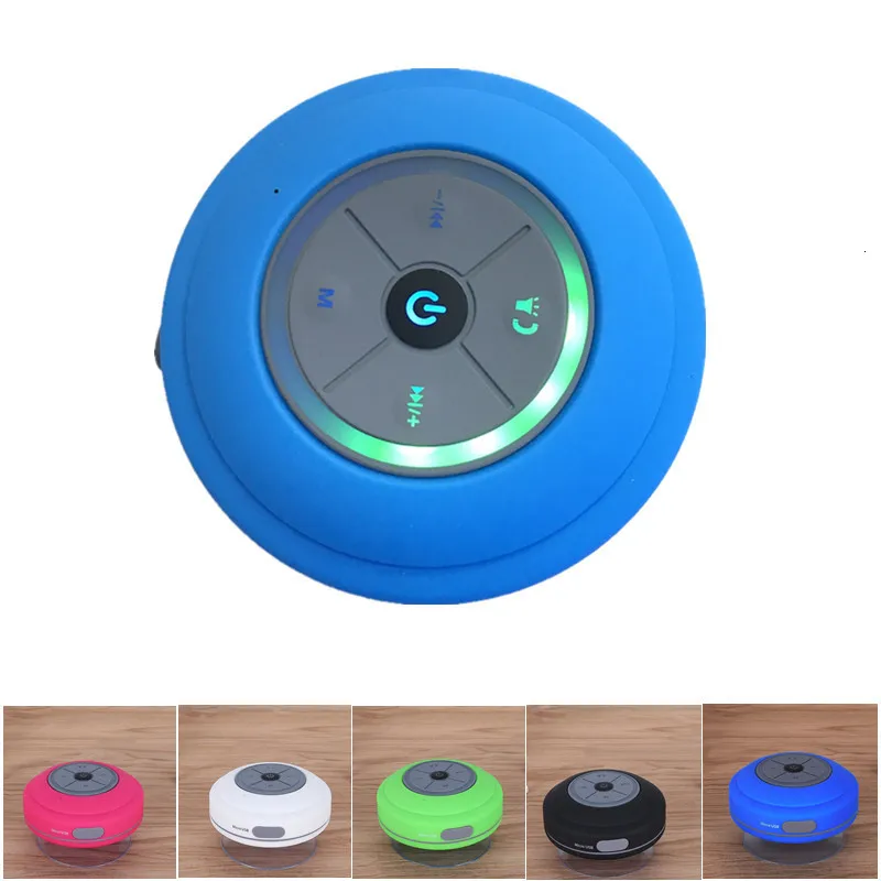 

Will Waterproof Bluetooth Loudspeaker Box Bring Led Lamp Tf Plug-in Card Shower Room Vehicle Hands-free Small Loudspeaker Box