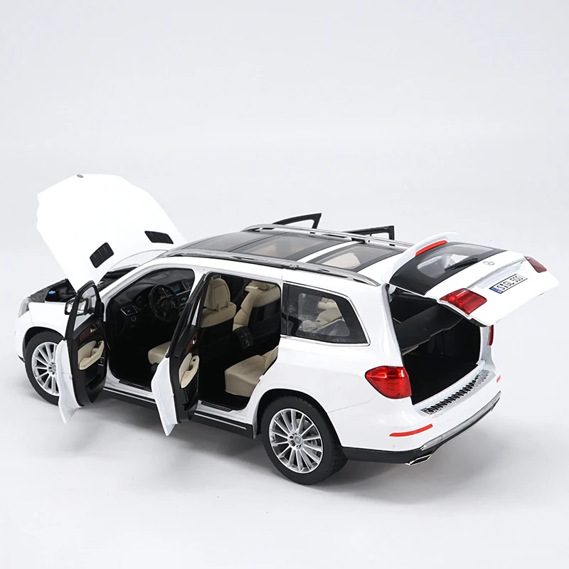 Оригинальная Заводская аутентичная 1:18 GLS500 S CLASS GL500 литая под давлением