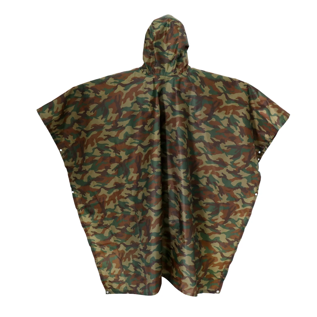 Multiuse Rain Poncho Outdoor Camping Blanket Emergency Backpack Rain Cover