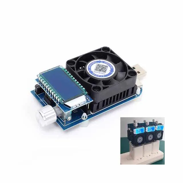 

A23-- DC Electronic Load Tester LCD Display Constant Aging Resistor Discharger Voltage Current Power Battery Capacity