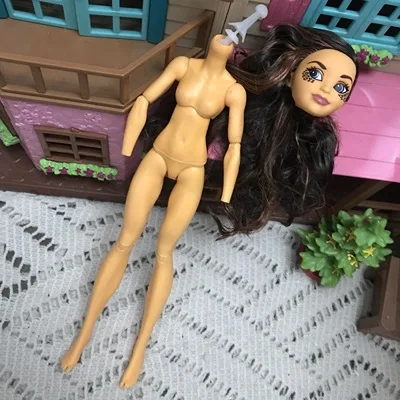 

1/6 27cm doll head gift for girl collection toy with hair monsters high school make-up many choices are constantly update