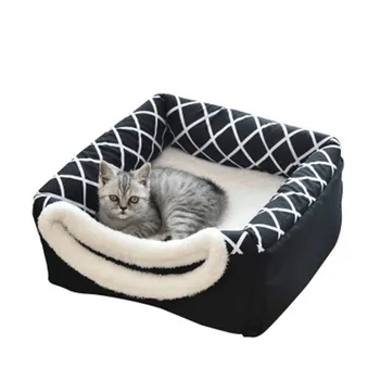 

Foldable Cat Sleeping Bag Winter Warm Cat Bed Cat Dog House Beds Mat Puppy Kennel Pet supplies Dog Basket Portable Pet Cushion