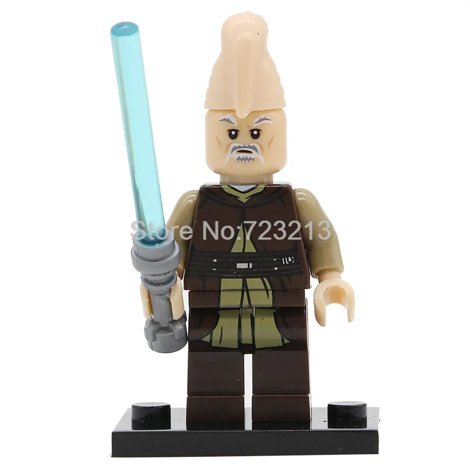 Ki Adi Mundi Одиночная Obi Wan Star Wars Qi'Ra Quay Tolsite Lando Poe Dameron IG-88 Rose Lobot Модель Набор строительных блоков кирпичные игрушки - Цвет: Ki Adi Mundi