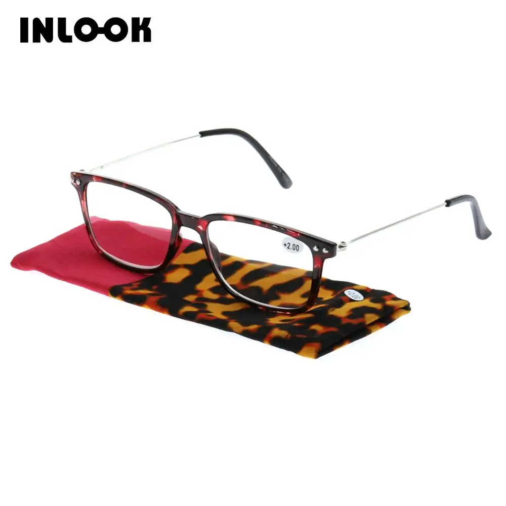 Новые дизайнерские мужские и женские металлические очки для чтения, красные леопардовые очки, одиночные линзы для чтения+ 1,00~+ 3,50