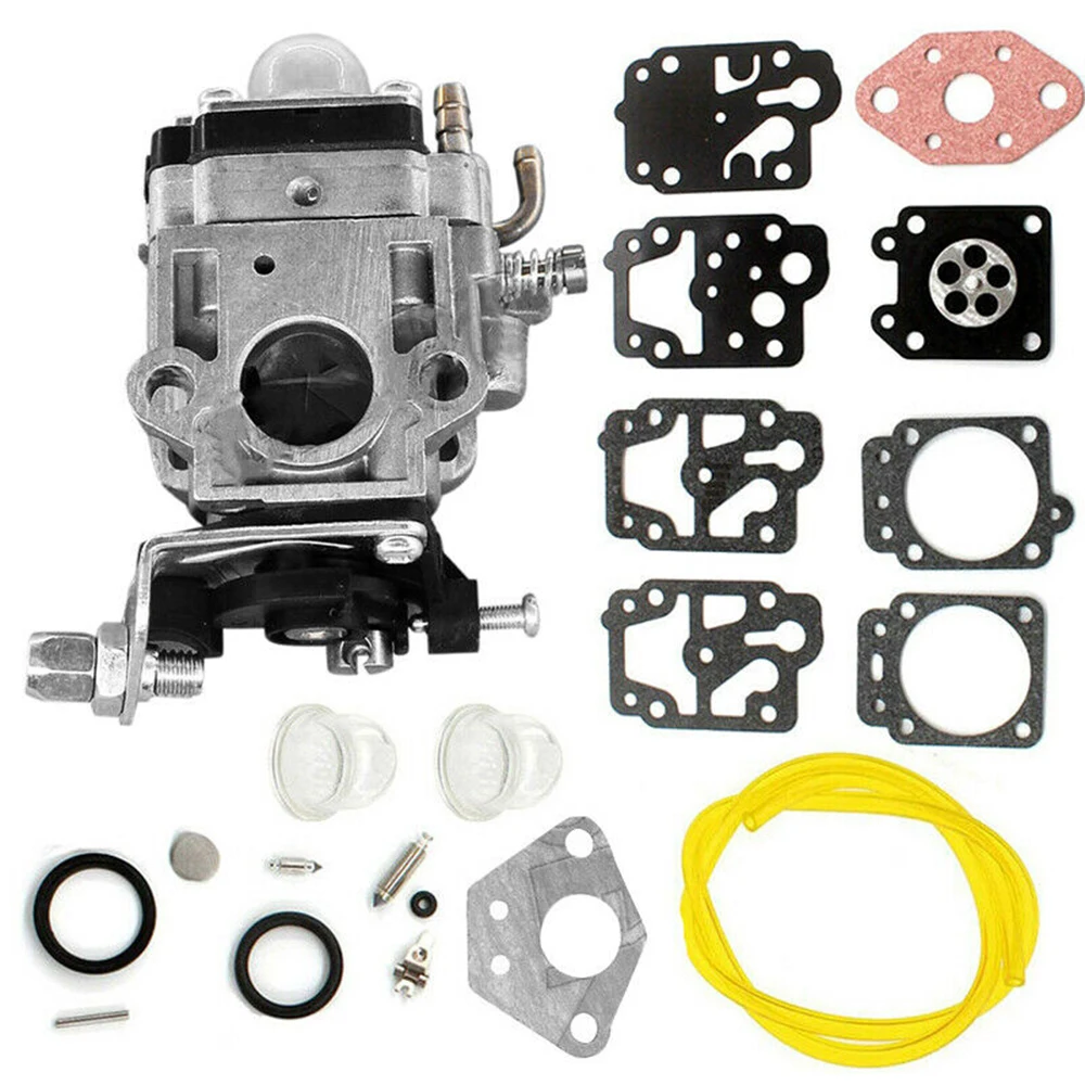 Replacement Carburetor Repair Part For Brushcutter Chinese 43CC 52CC Mower Gaskets Primer Bulbs Hose Carb Membrane Kit | Автомобили и