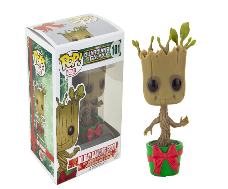 Strongwell Baby Groot анимационная модель Грут фигурка дерево человек Marvel галактика Мстители детское украшение игрушка мультфильм милый аниме