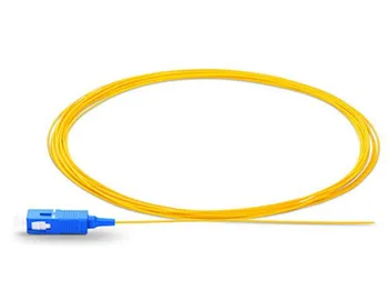 

50pcs/lot 1M/1.5M/2MSinglemode Simplex PVC 0.9mm SC/UPC Fiber Optic Pigtail SC/UPC Pigtail
