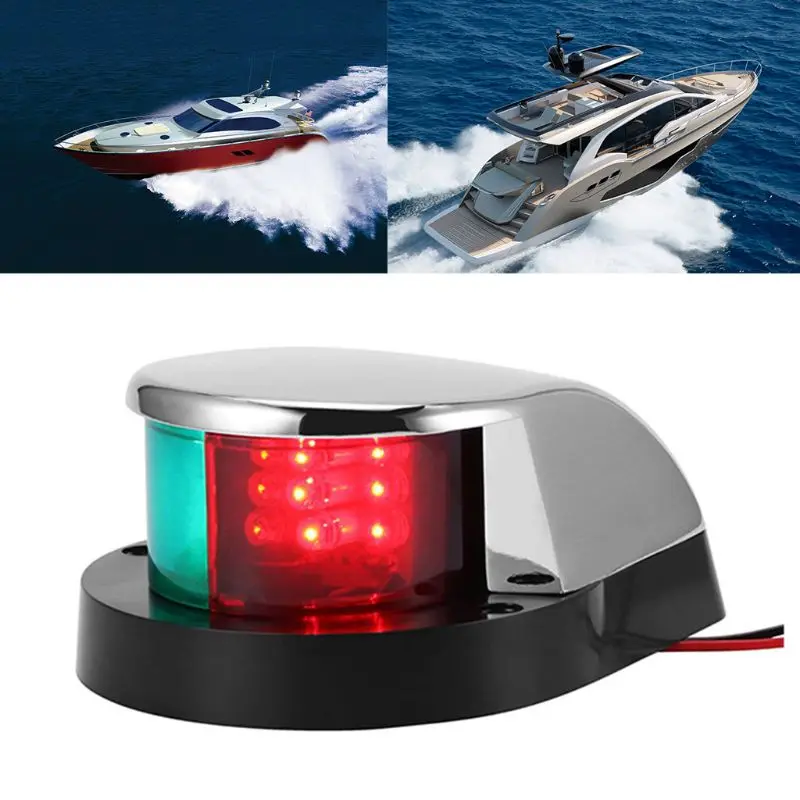 12 В лодка морской светодиодный навигационный фонарь морской навигационный фонарь красный и зеленый светодиодный для лодки Понтон Яхты C45