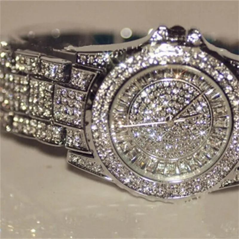 Ladies WatchLadies WatchLadies WatchFeminino Relogio Crystal Watch Crystal Watch Diamond Watch Diamond Watch Diamond Watch afbeelding