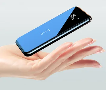 

QI Wireless Charger 30000mah Power Bank External Battery Bank Built-in Wireless Charger Powerbank Portable For iPhone SamsungS89