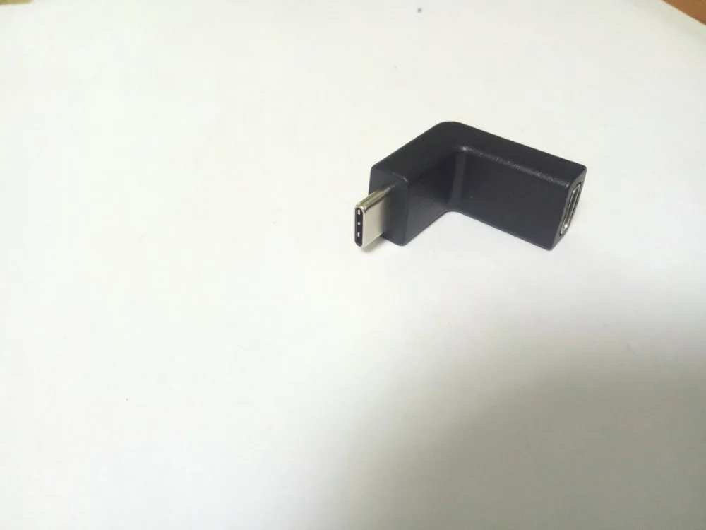 400 шт. локоть под прямым углом USB-C USB 3,1 type C мужчин и женщин удлинитель