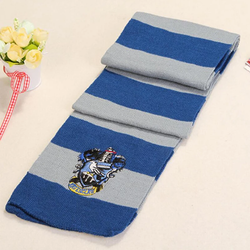 Лучший подарок шарфы Гриффиндор Слизерин Hufflepuff Ravenclaw шарфы маскарадные костюмы подарок на Хэллоуин Гермиона шарф