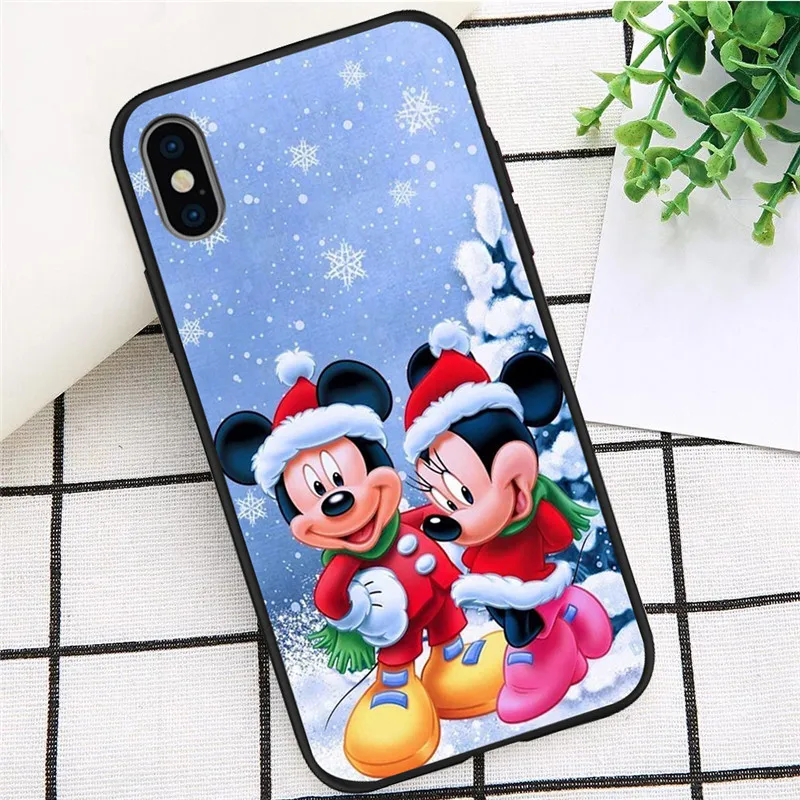 Рождество для iPhone X XR XS Max 5 5S SE 6 6S 7 8 Plus Oneplus 5T Pro 6T чехол для телефона Coque Etui funda мультяшный милый силиконовый