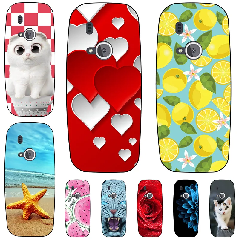 Custodia In Tpu Per Nokia 3310 2G Cover Per Gatti Carina Cover Posteriore In Silicone Morbido Per Fundas Custodia Per Telefono Nokia 3310 2G Coque Cap