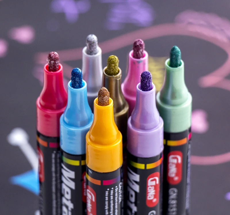 1 шт. металлические маркеры на водной основе Sharpie 3 0 мм золотистое/серебристое