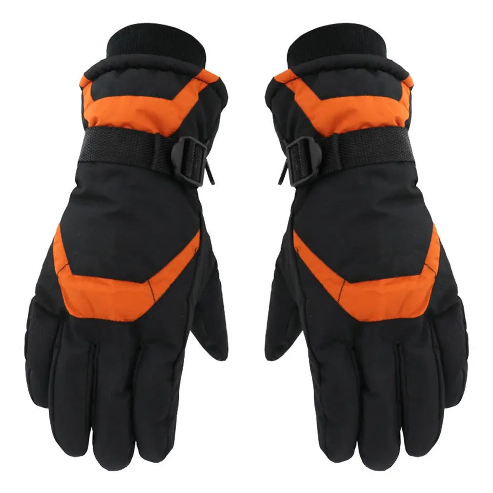 Зимние перчатки мужские теплые перчатки Зимние холодные водонепроницаемые утолщенные бархатные уличные лыжные мотоциклетные перчатки утолщение