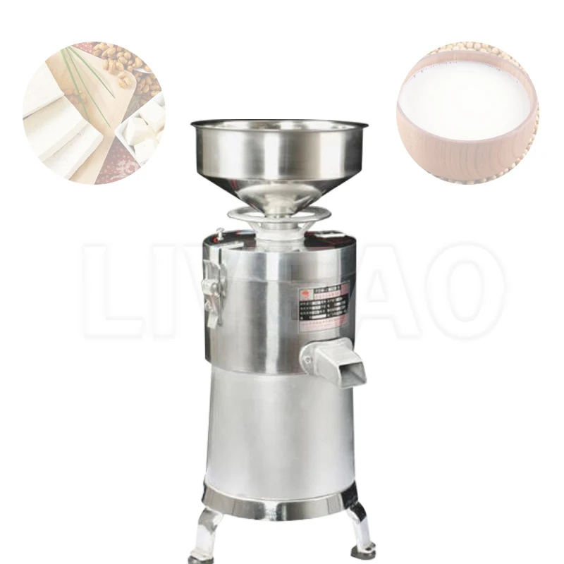 

Electric Tofu Soybean Milk Grinder Commercial Soybean Milk Machine Filter-free Refiner Soy Milk Machine Juicer Blender