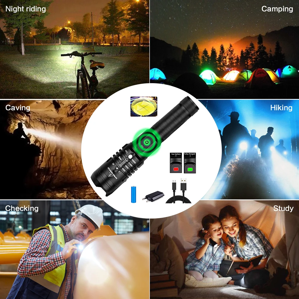 手电筒场景图模板