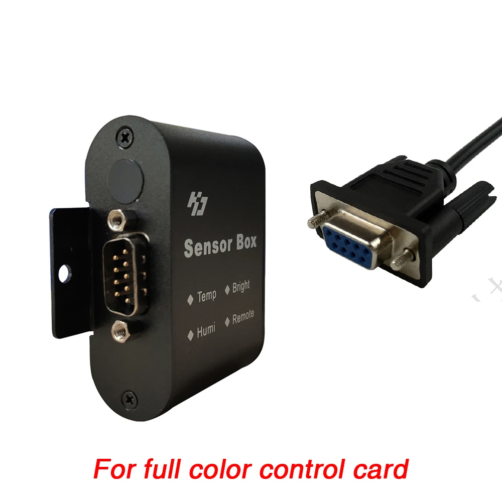 HD-S108 Full Color LED Screen Sensor Box Temperature Brightness Humidity Remote control Work with A3/A4/A5/A6/ D16/ C16C