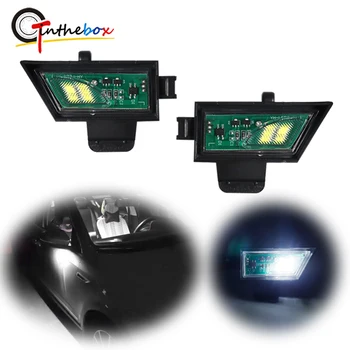 

GTinthebox 6000K Xenon White LED Side Rear View Mirror Puddle Lights For Volkswagen VW Golf GTi MK6 MK7 R20 Side Mirror Lights