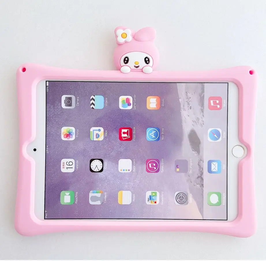Милый чехол с рисунками из мультфильмов для Apple iPad 5/Air 1 A1474 A1475 A1476 9,7 ''планшет мягкий силиконовый+ PC чехол с подставкой+ ручка - Цвет: Style11