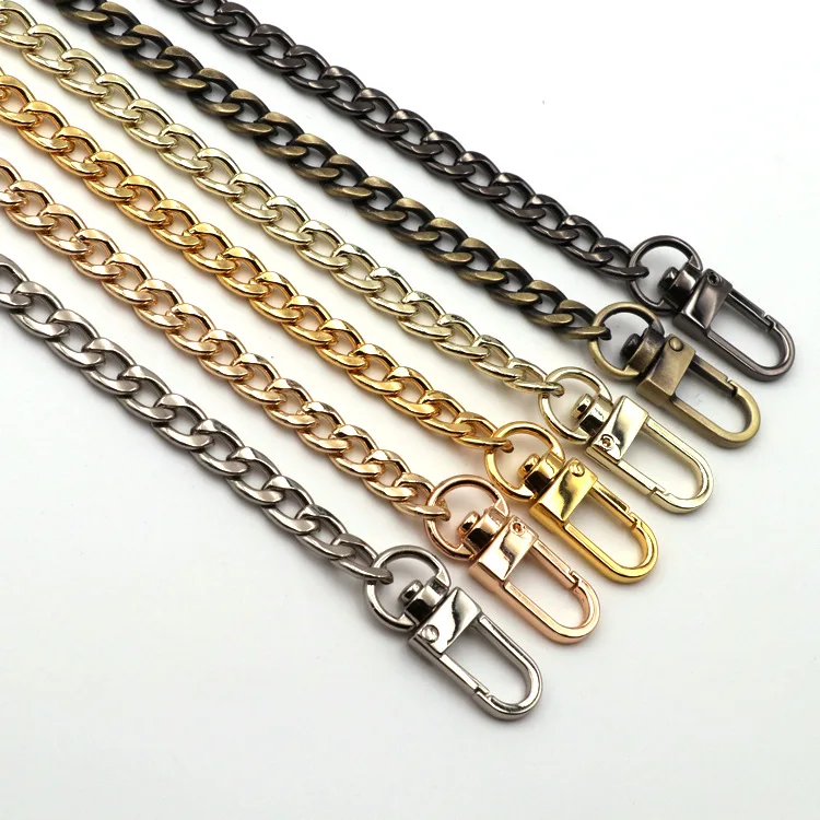 

Women's Bag Accessories Bag Chain Strap Lady Metal Bag Chain Shoulder Belt DIY Replacement Messenger Bag Metal Flat Chain Parts