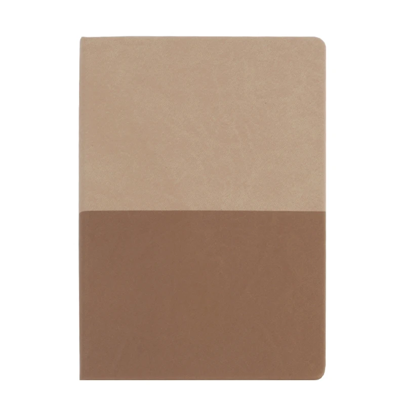 Винтажный жесткий чехол из искусственной кожи, классический блокнот, чтобы сделать список и сетку в горошек, портативный журнал для путешествий, Пользовательский логотип - Цвет: Begie