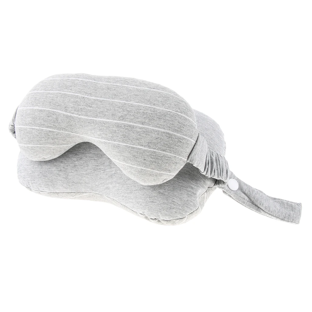 Light Gray Сна маска для глаз для путешествий спальный помощник тени для век маски для глаз Подушка под голову для офиса сон в путешествиях отдых сна - Цвет: Light Gray