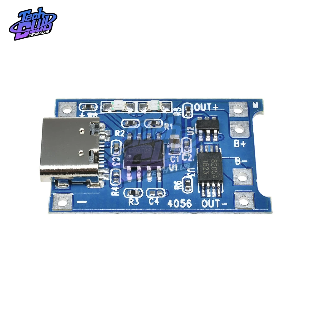Micro/type-C USB 5V 1A 18650 TC4056 TC4056A модуль зарядного устройства литиевой батареи зарядная плата с защитой двойные функции