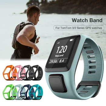 

Silicone Smart Band Bracelet Strap For TomTom Runner 2 3 Spark3 Sport Running Replacement Strap Sweatproof GPS Smart Watch Band