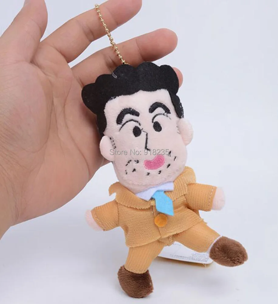 20/лот 7 видов стилей Crayon Shin-Chan 12 см брелок подвески подарки плюшевые мягкие игрушки
