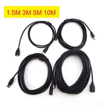 

1.5M 3M 5M 10M Male To Female USB Cable USB 2.0 A/F High Speed Data Extension Cable For PC Laptop Keyboard N11