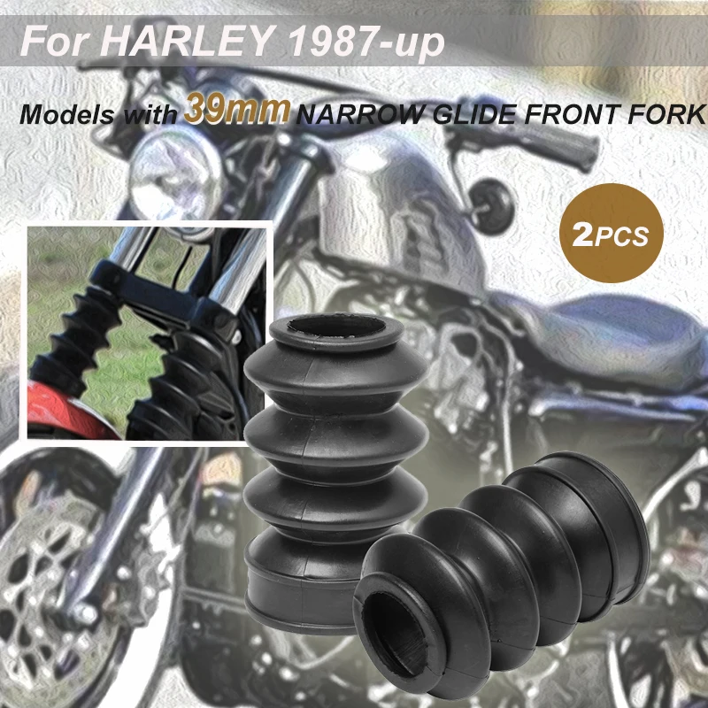 39 мм пылезащитный чехол для мотоциклетной вилки гетры сапоги Harley Sportster Dyna XL 1200 883