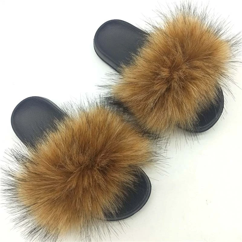 aliexpress fur slippers