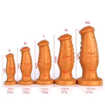 Silicone Anal Plug Dildo Adult Sex Toys For Women /Men Butt Plug No Vibrators Spike Huge Dildos Thrusting Vagina Anal Sex Shop 6