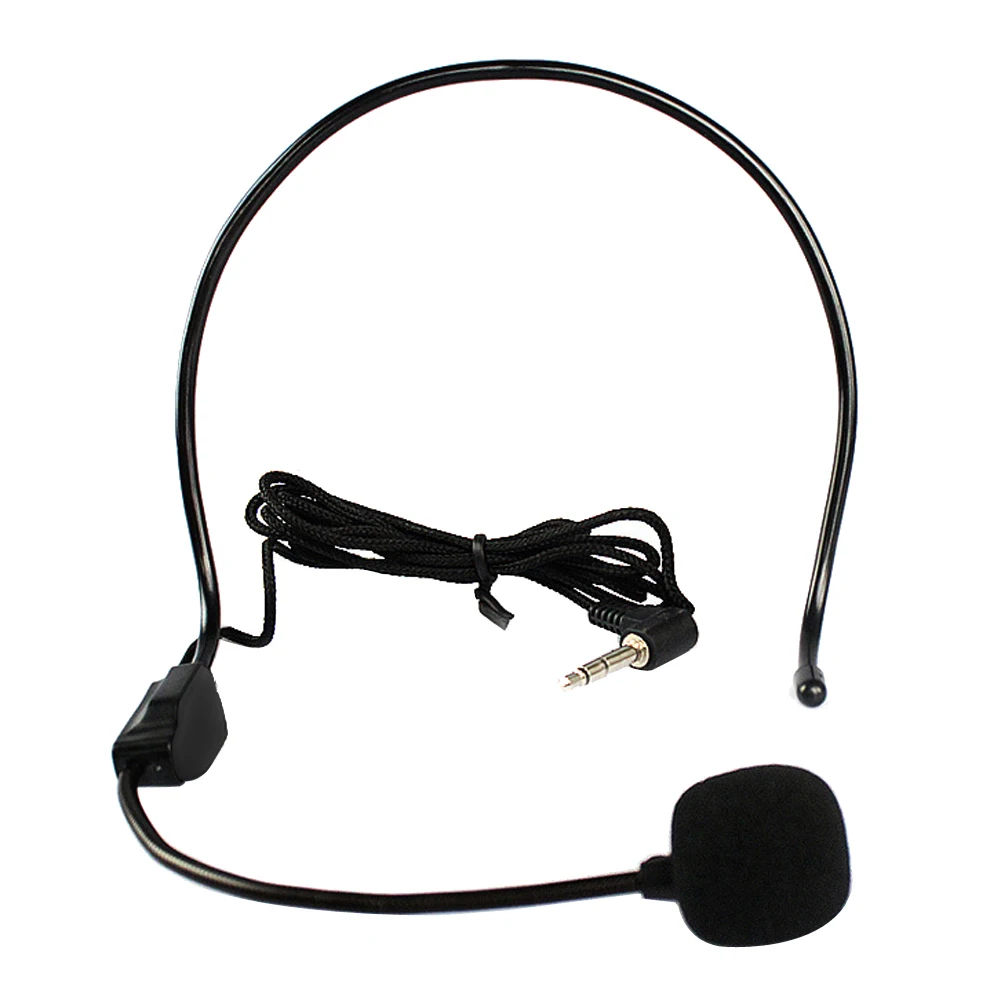 Professional 45dBWired Microphone Wired Hands Free Headset Microphone Mic system Megaphone Speaker Teacher for Loudspeaker