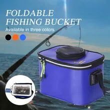 Прогулочные рыболовные сумки для хранения, ведро для рыбалки, многофункциональное ведро для воды, EVA, для сохранения свежести, для путешествий, кемпинга, складное ведро для прогулок на открытом воздухе