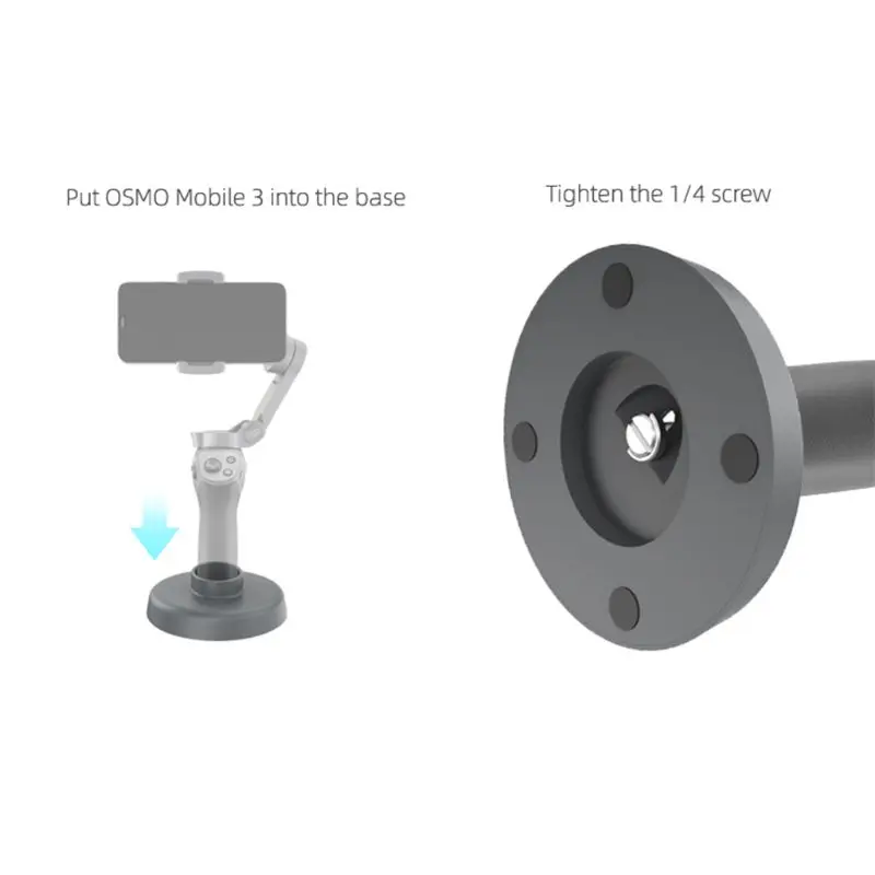 1 шт. подставка База держатель стабилизатор для DJI OSMO Mobile 3 ручные стабилизаторы камеры