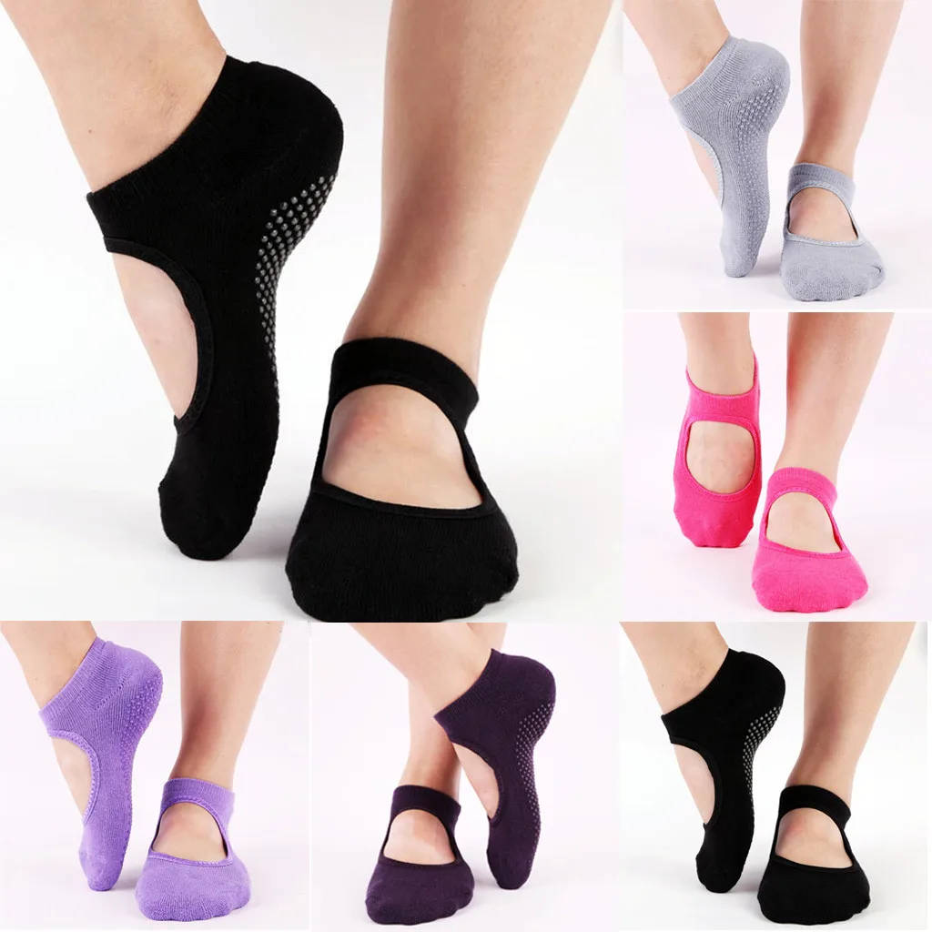 Зимние носки для женщин, для танцев, спорта, йоги, пилатеса, не скользят, короткие носки для балета, calcetines mujer, носочки, прямые поставки# C20