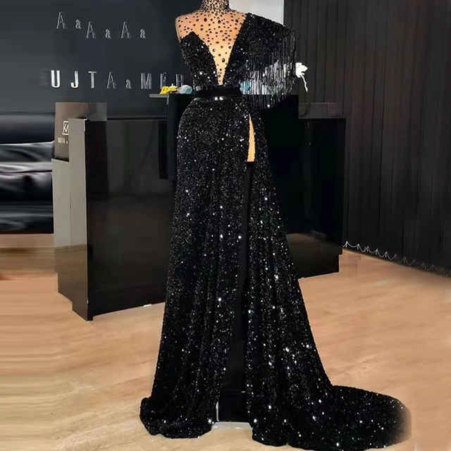 Kinley Textured Sequin Gown | Tadashi Shoji