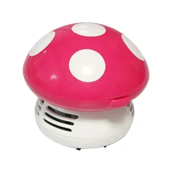 

L008 3W 3V Small Mini Cartoon Cute Keyboard Desktop Dust Removal Mushroom Shape Desktop Vacuum Cleaner