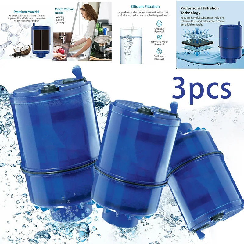 

3pcs/lot New RF-9999 Water Filter Faucet Mount Replacement Filtration Water Filters Water Purifier Filter Kitchen Accessories