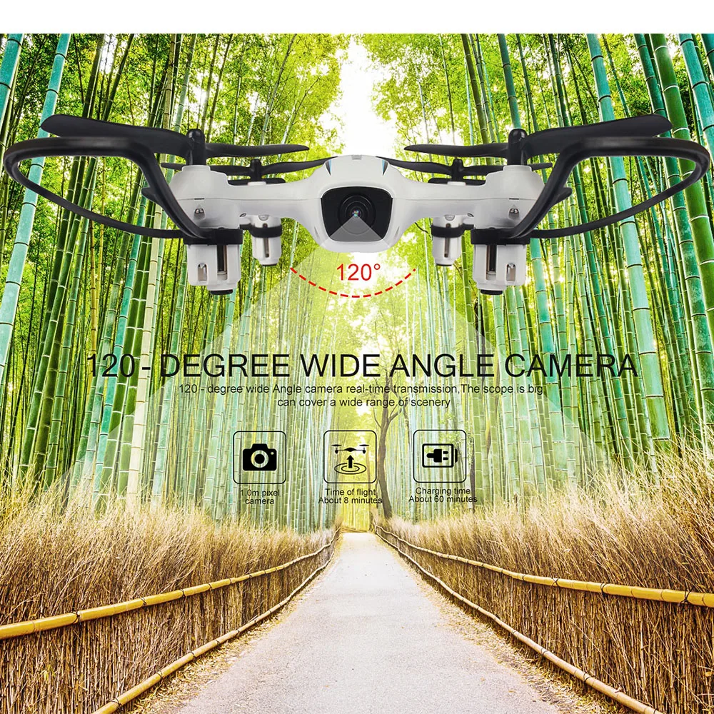 Flytec H816HW 720P 120 Wide Angle Camera Drone Dron Wifi FPV 6-Axis Gyro Altitude Hold Headless RC Quadcopter Drone (7)