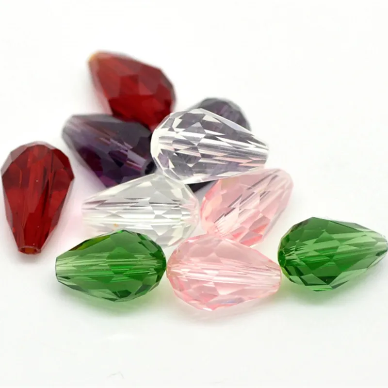 DoreenBeads бусины из хрустального стекла россыпью в форме капли фотогранённые DIY