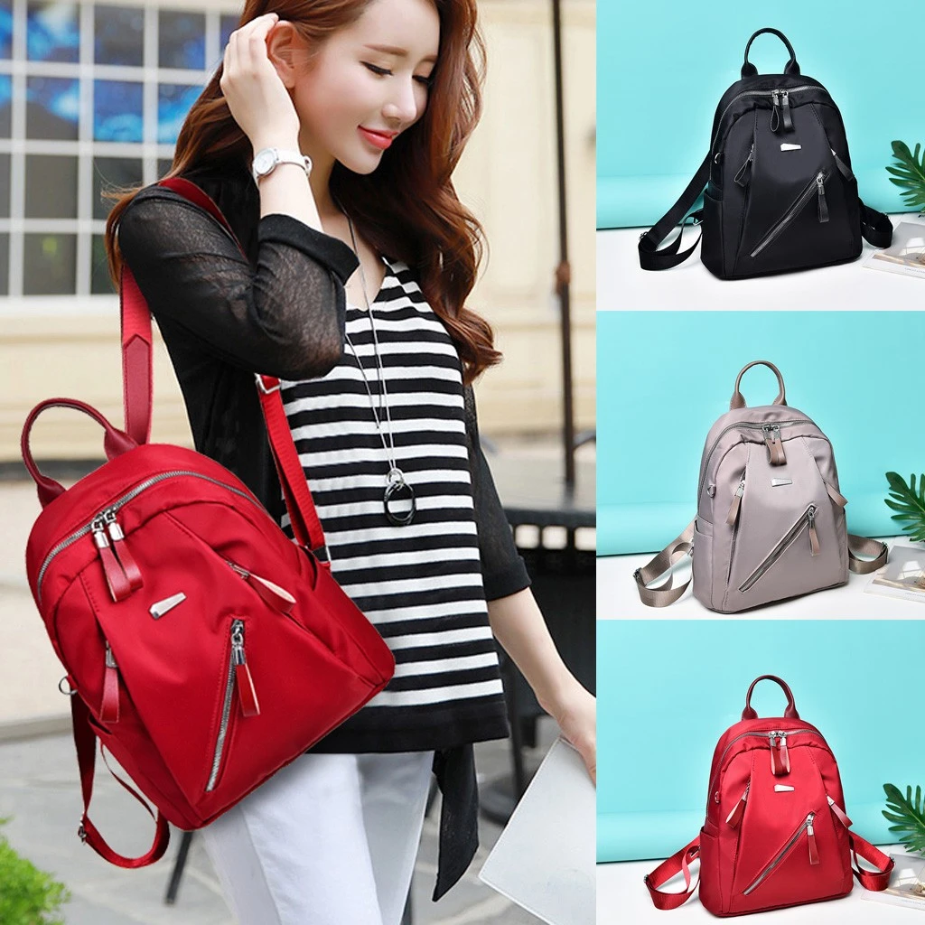 Aelicy Woman Fashion Leather Backpack Female Style Zipper School Bags For Teenage Girl Large Capacity Travel Bag 1023