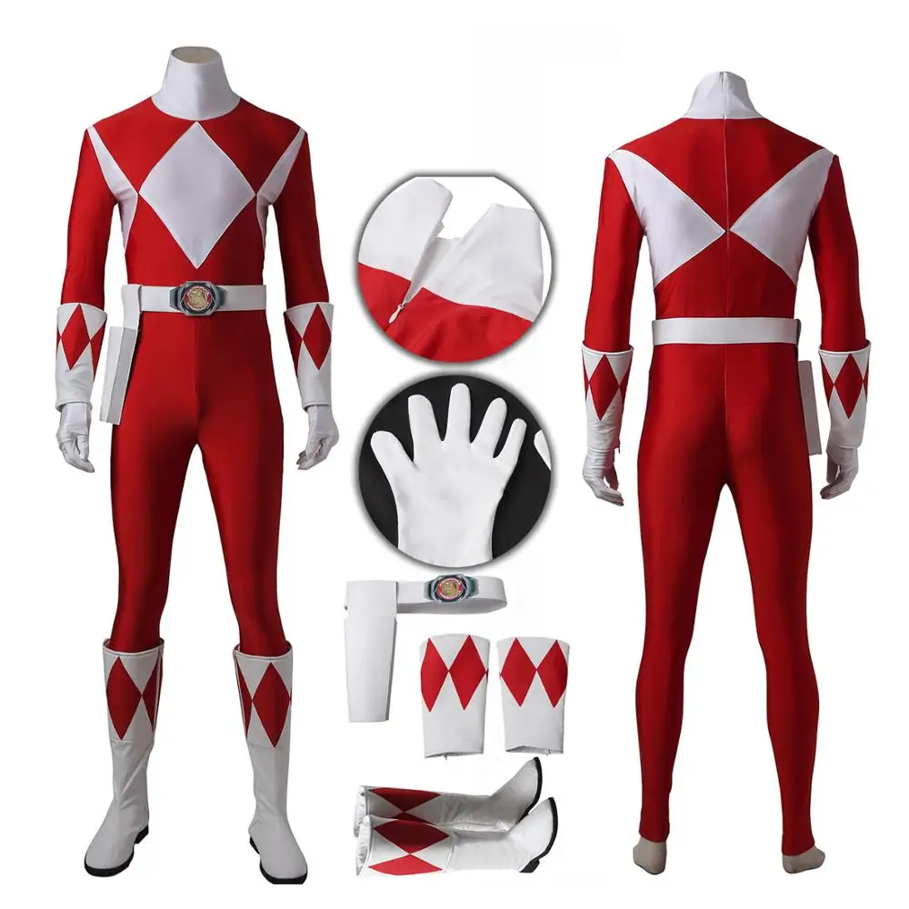 

Tyranno Ranger Red Ranger Costume Power Rangers Cosplay Geki Full Set Custom Made