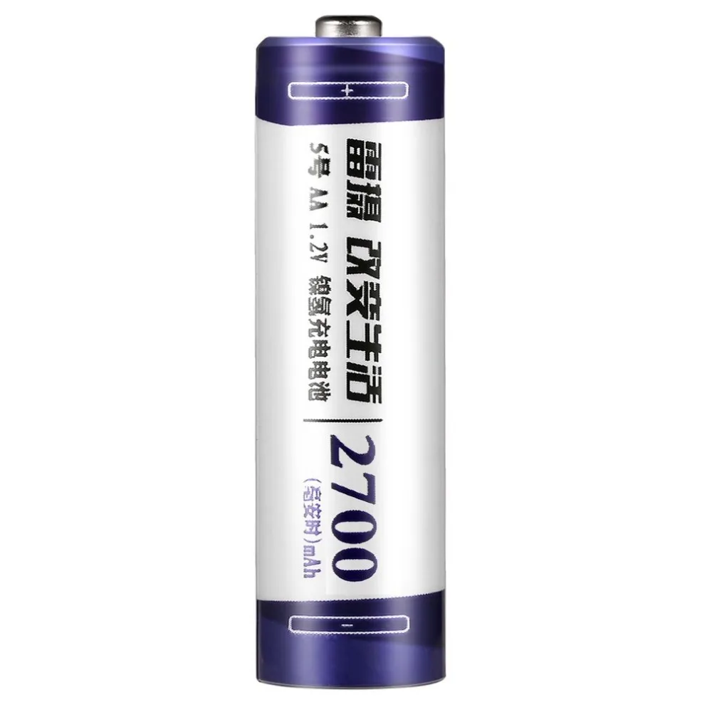 8 шт. LEISE 2700mAh 1,2 V AA Ni-MH перезаряжаемая батарея высокой емкости с предварительной зарядкой nimh Baterias подходит для игрушек с дистанционным управлением