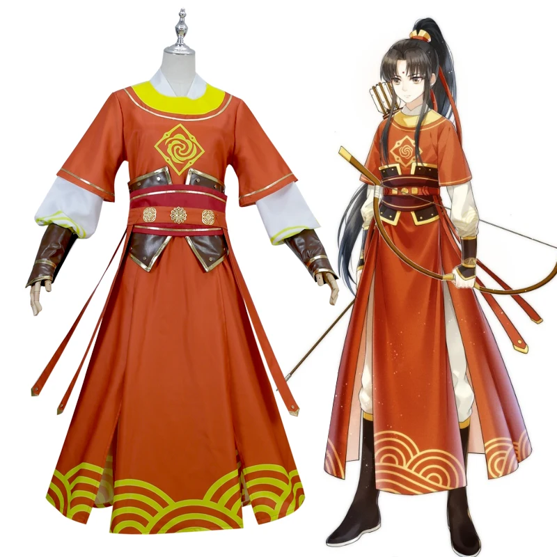 Аниме Jin Ling Mo Dao Zu Shi Косплей Костюм Grandmaster of Demonic культивирование езда костюм, полный набор